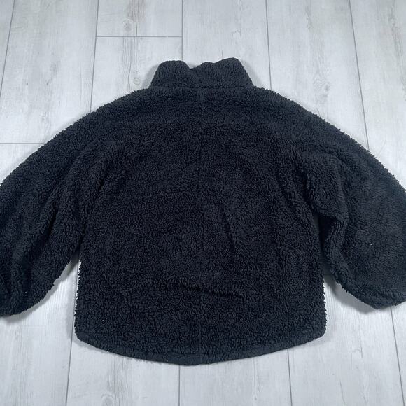 Lululemon Women's M/L Warmth Restore Long Pullover Black Sherpa Fuzzy Winter - Picture 6 of 15